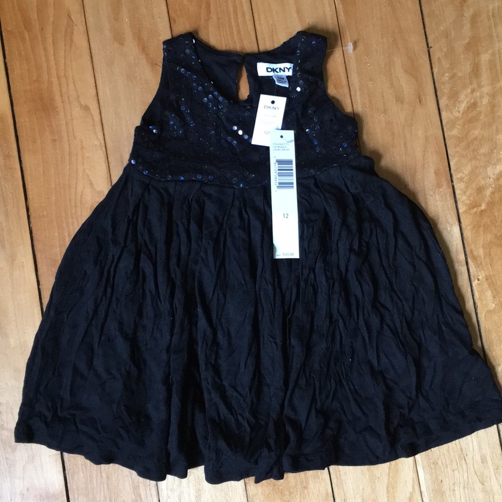 DKNY black dress kids